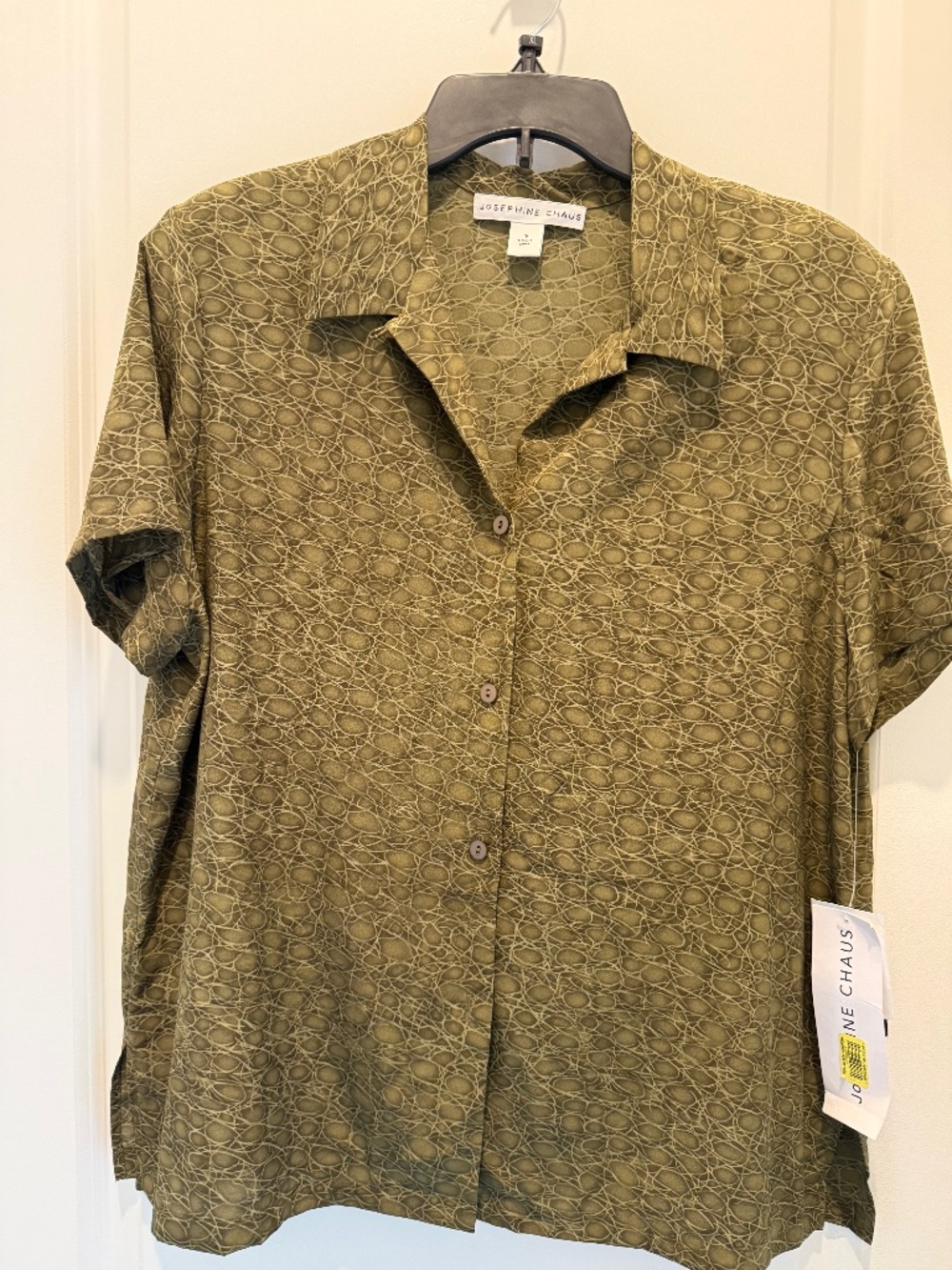Josephine Chaus Blouse Size 16, NEW WITH TAGS